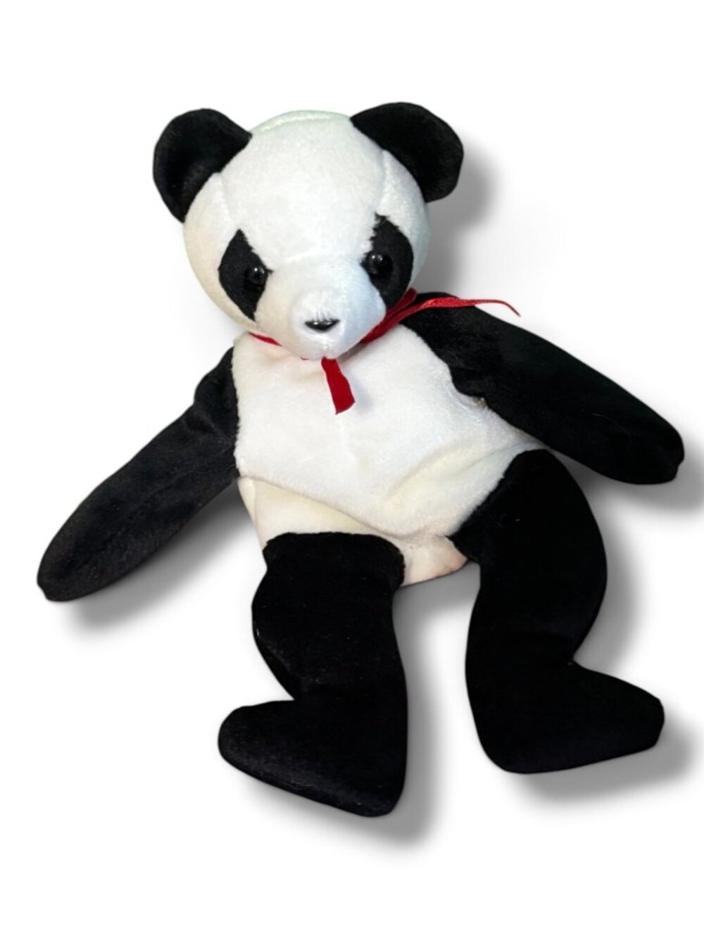 Vintage TY Beanie Baby Fortune the Panda – 1997/1998 – No Heart Tag